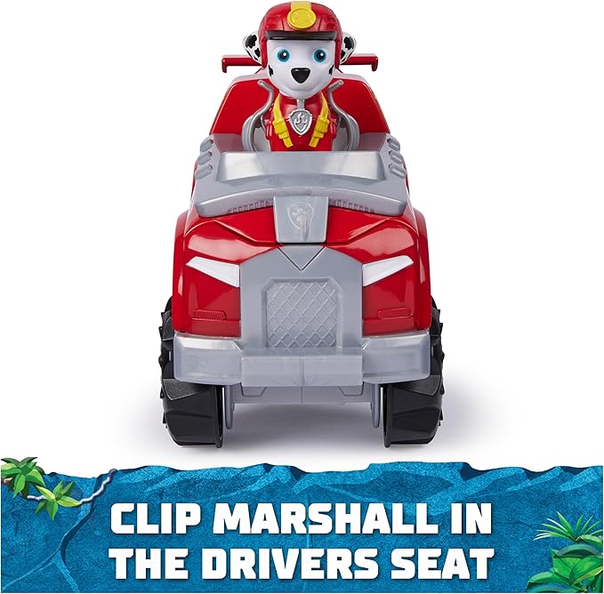 Paw Patrol Jungle Pups, Marshall Elephant Vehicle, Toy Truck with Collectible Action Figure, Kids Toys for Boys & Girls Ages 3 and Up