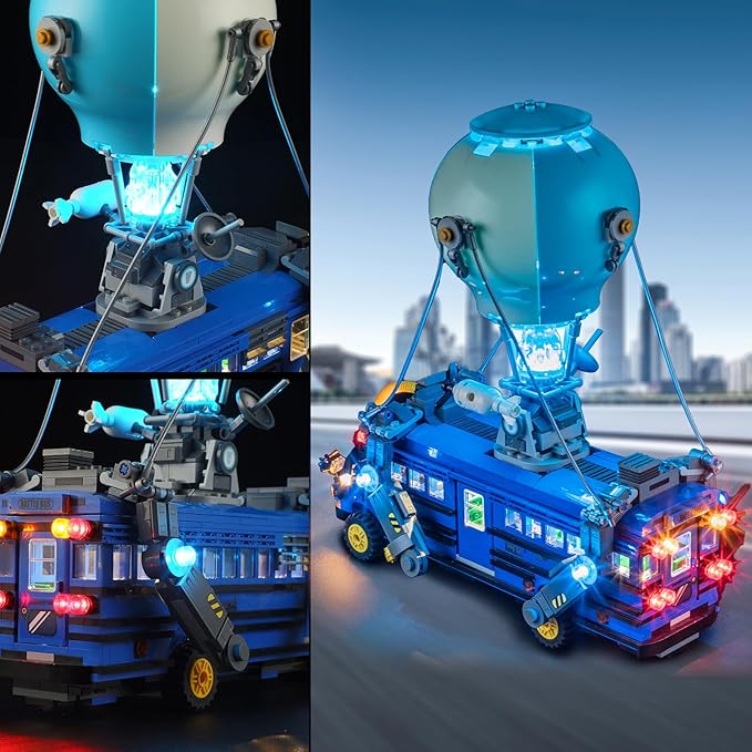 Vaodest LED Light for Lego Battle Bus 77073 Set,Design and Configuration Compatible with Model 77073(LED Light Only, Not Building Block Kit)