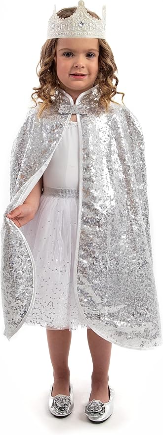 Little Adventures Shimmer Cloak Costume Dressup Ages 3-8 Machine Washable Child Pretend Play& Party Dress Up with No Glitter