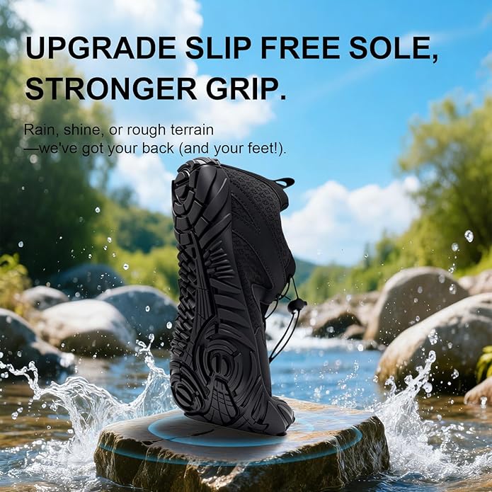 ELETON Barefoot Shoes Women Men Footwear, Wide Toe Box Hiking Zero Drop Non-Slip Quick-Dry River Boat Pool Beach Water Shoes, Lightweight Swimming Running Walking Sneakers Unisex