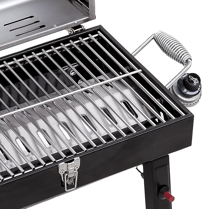 Charbroil 1-Burner Portable Gas Grill, Stainless Steel - 465640214