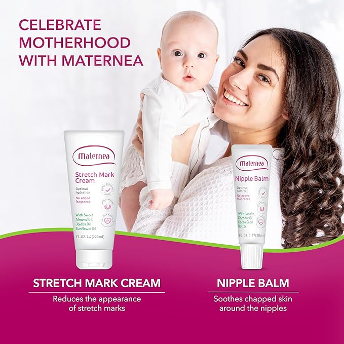 Stretch Mark Oil for Pregnancy – Nourishing Body and Belly Oil for Pregnant Women with Natural Oils and Vitamin E – Helps Moisturize and Comfort Stretching Skin – 3.3 fl oz (100 ml)