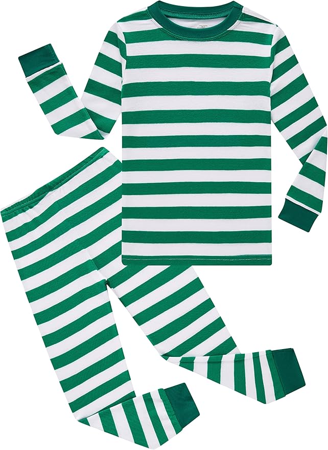 Family Feeling Little Boys Pajamas Sets 100% Cotton Long sleeve Pjs
