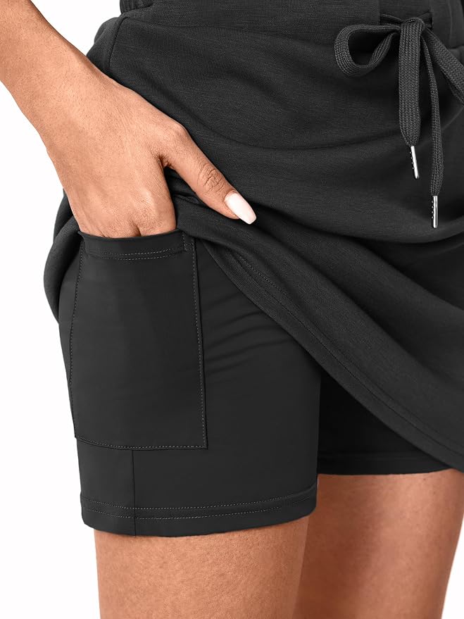 Casly Lamiit Womens Two Piece Skirt Sets Casual Cap Sleeve Lapel V Neck Tops Summer Travel Outfits Short Tennis Skort Set