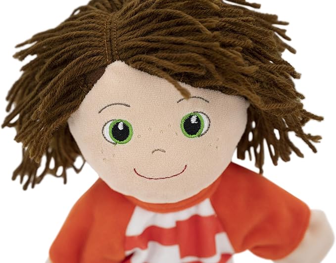 Playtime by Eimmie Hand Puppets for Kids (Ollie) - 14" Soft Plush Toy for Boys & Girls, Pretend Play, Storytelling, Theater, Imaginative Fun, Educational Puppet for Toddlers & Children Ages 3+