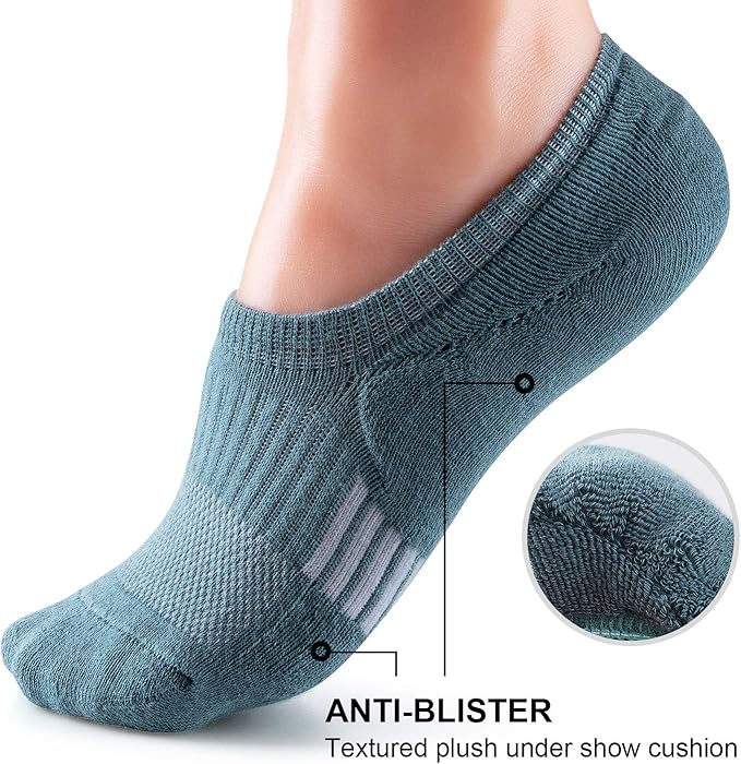 Gonii Womens No Show Socks Athletic Ankle Socks Cushioned Running Low Cut 5-8 Pairs