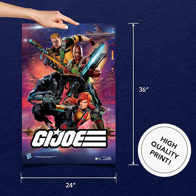 Desert Cactus GI Joe Poster 24 x 36 inch Room Office Décor Decoration Official Fan Gear (24x36,Design 1)
