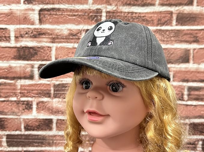 Embroidered Animal Baseball Hats for Boy and Girl