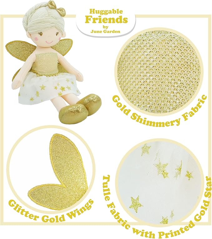 June Garden 12" Enchanted Garden 3 Fairy Dolls Package - Best Value