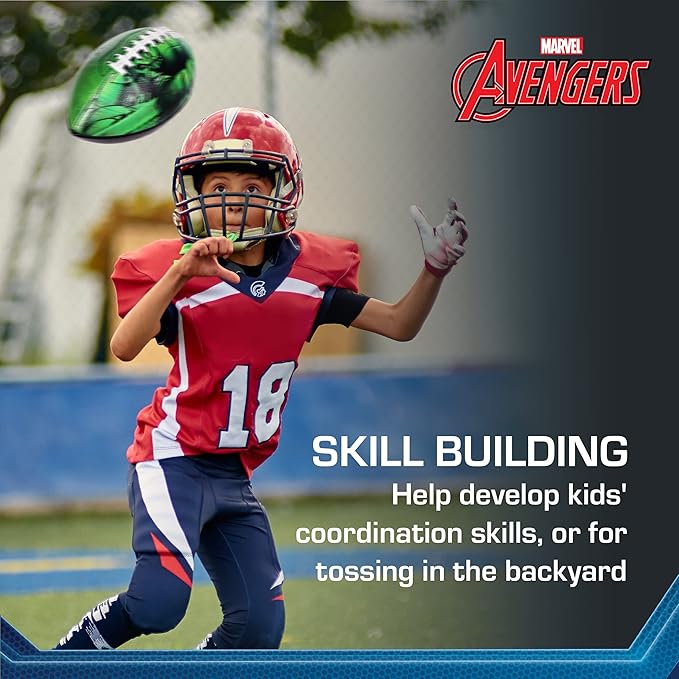 Capelli Sport Marvel Avengers Hulk Youth Football, Small Mini Peewee Futbol for Kids, Size 5, Green
