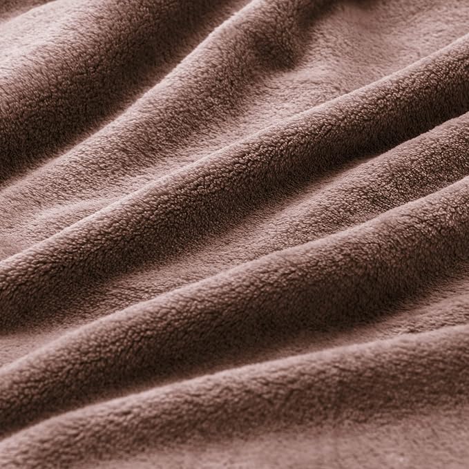 BEDELITE Fleece Blanket Soft Plush King Size Bed Blanket Brown 108"x90" | Ultra Soft Fleece, Plush Microfiber, Lightweight Warmth, All Season Comfort, Fade Resistant, Machine Washable