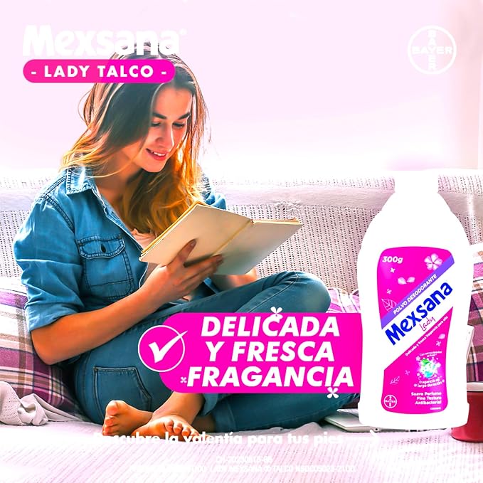 Mexsana Lady Foot Powder, Soft Floral Scent, 300gr