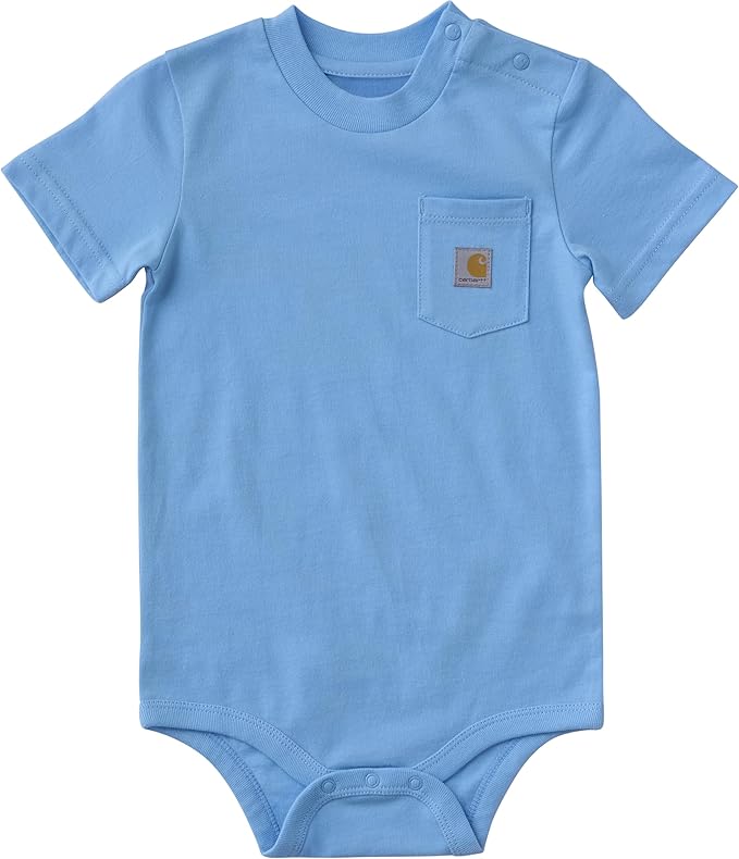 Carhartt Unisex Baby, Short-sleeve Bodysuit Pocket T-shirt