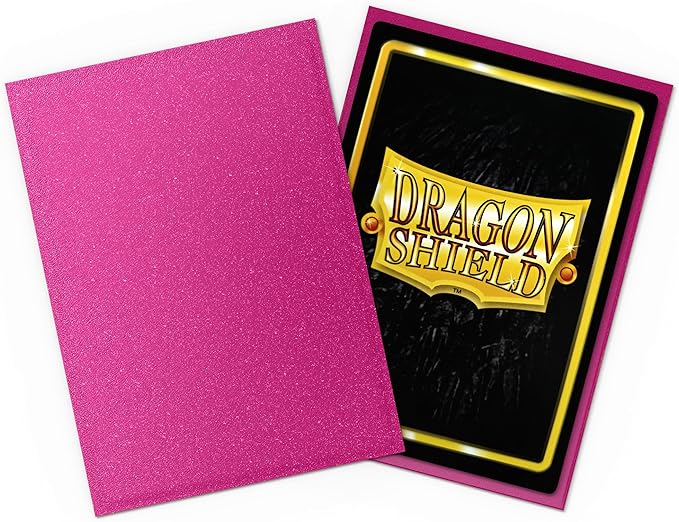 Dragon Shield | Standard Size Matte Card Sleeves | 100 CT - Smooth & Tough TCG Sleeves - Compatible with Pokemon, Flesh & Blood, One Piece & Magic The Gathering | Pink Sapphire