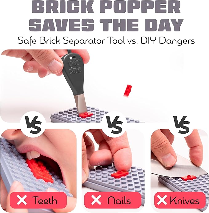 World's Fastest Brick Separator - Efficient Remover for Kids & Adults - Ages 6+