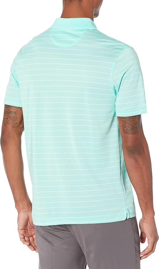 Amazon Essentials Men's Moisture Wicking Golf Polo Shirt, Short Sleeve, Slim-Fit, Quick-Dry, Active Wear