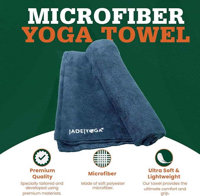Jade Microfiber Yoga Towel