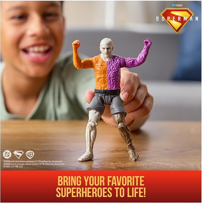 DC Comics, Superman 6-Inch Metamorpho Action Figure, Authentic Superman Movie Styling, Super Heroes Kids Toys for Boys and Girls Ages 4 and Up