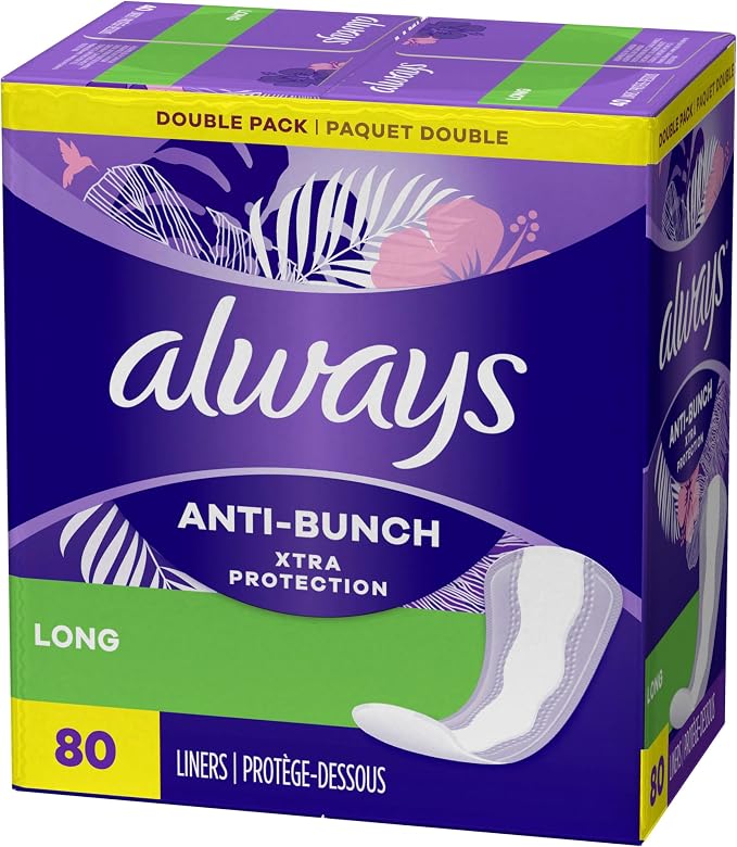Always Liners 80 Ct Long