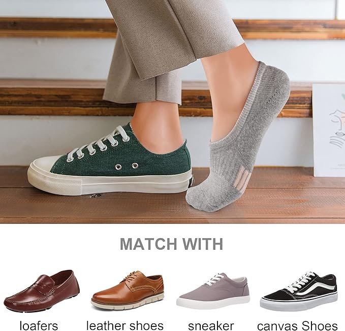 Gonii Womens No Show Socks Athletic Ankle Socks Cushioned Running Low Cut 5-8 Pairs