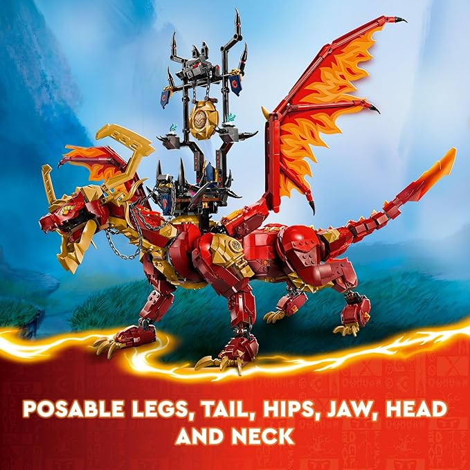 LEGO NINJAGO Source Dragon of Motion Adventure Toy for Kids, Ninja Playset for Independent Play with 6 Minifigures, Birthday Gift for Boys and Girls Ages 12 and Up, 71822