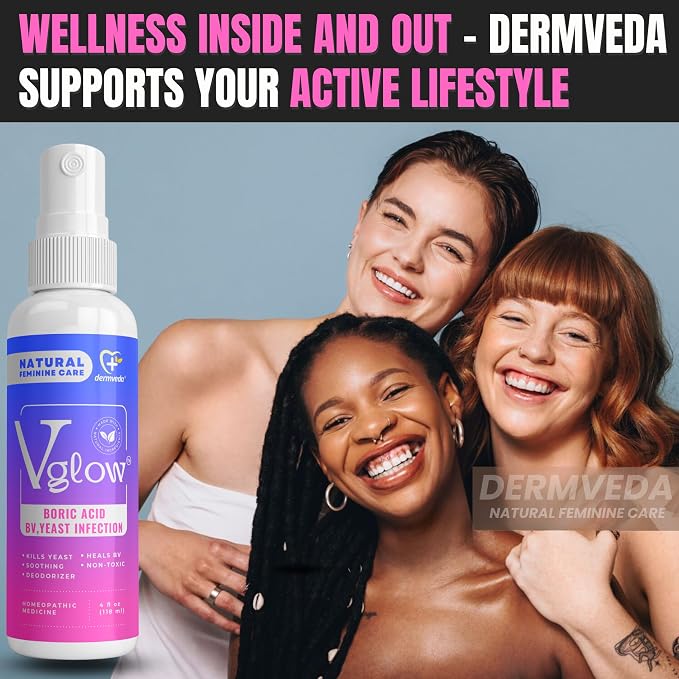 Boric Acid BV Relief for Women - Natural Yeast Infection, Odor, Itch Relief Solution - Treats Yeast Infection Symptoms with Effective Boric Acid Formula.