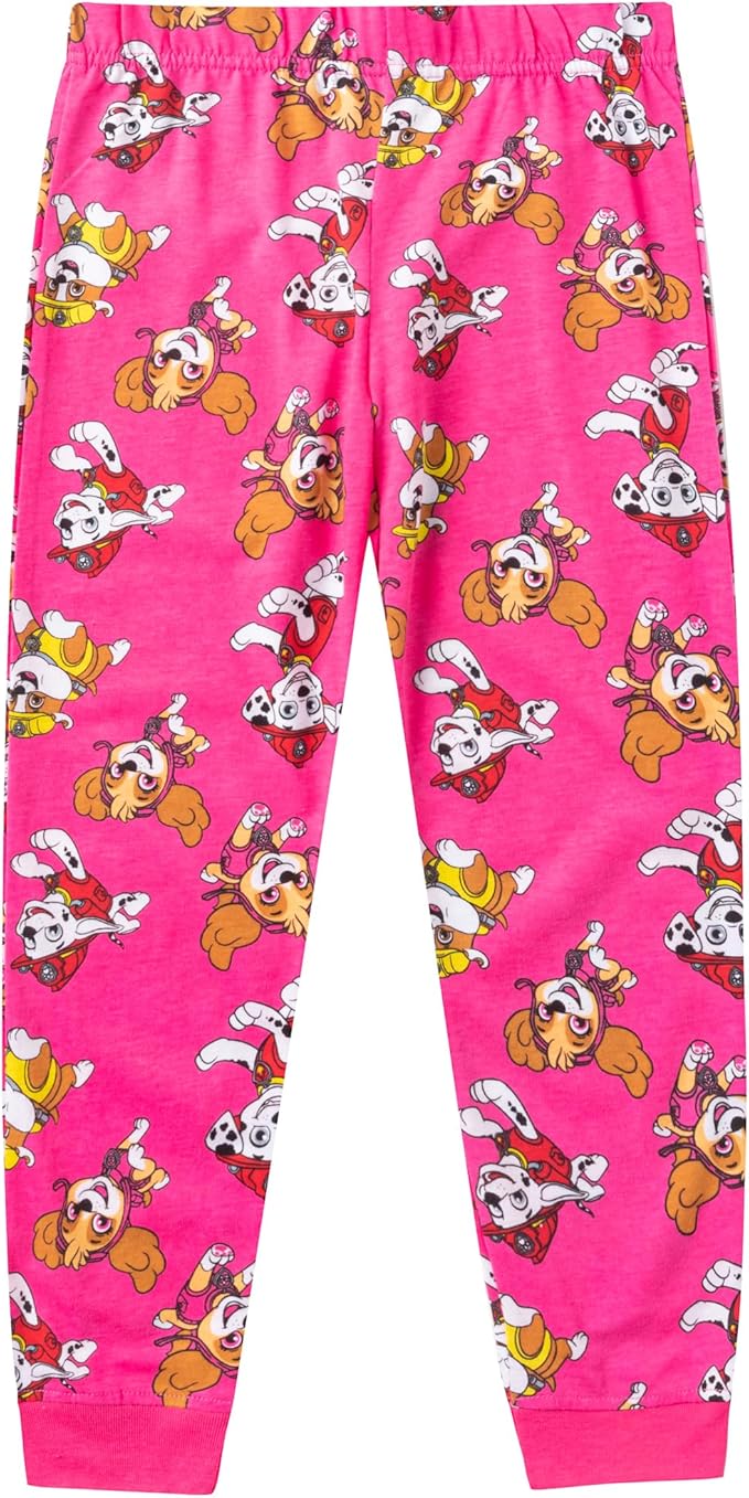 Nickelodeon Paw Patrol Girls Long Sleeve Shirt and Pants Set for Toddler and Little Kids