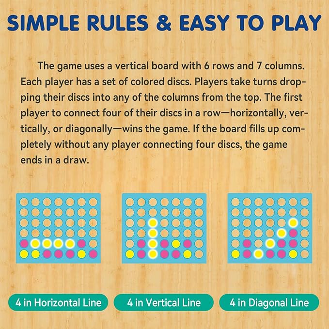 Pup Go Mini Pocket Sized 4 in a Row Board Game for Kids Ages 3+, Perfect Travel Sized Classic Games for Planes and Cars, Fun and Engaging Match Four Game for Children Ages 3 to 8 Years Old (Green)