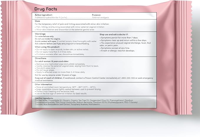 Bacterial Vaginosis Feminine Wipes for Odor, Itching, Burning & Discharge | Vaginal Wipes Helps with Vaginal Microbiota Imbalance | Intimate Health & Hygiene | 48 each Pack of 4 (192)