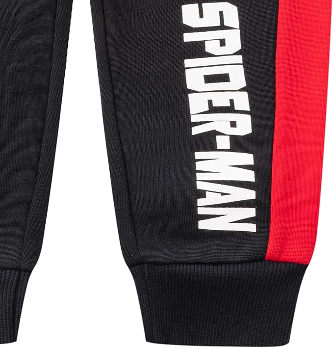 Marvel Spider-Man Boys 2 Piece Sweatshirt and Pants Set for Toddlers and Big Kids