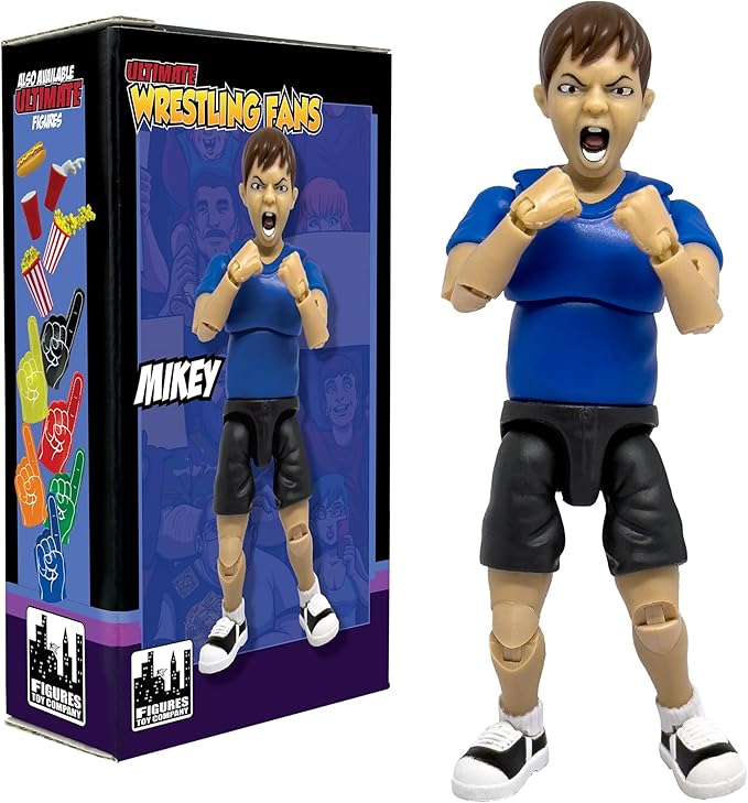Ultimate Wrestling Crowd Fan Figures: Mikey