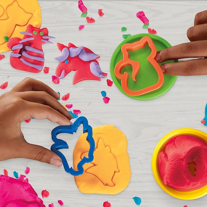 Play-Doh Party Favor Pack, Bulk 24 Pack of Modeling Compound with Cutters, Classroom Supplies for Arts & Crafts, Back to School Gifts & Prize Toys for Kids, Ages 3+ (Amazon Exclusive)