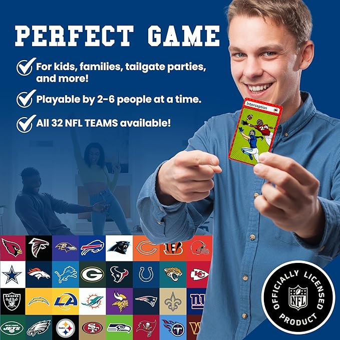 Blitz Champz | Football Card Game (Ages 7+) | Fun Family Game | Party Game | Gifts for Football Fans | Card Game for Kids and Adults