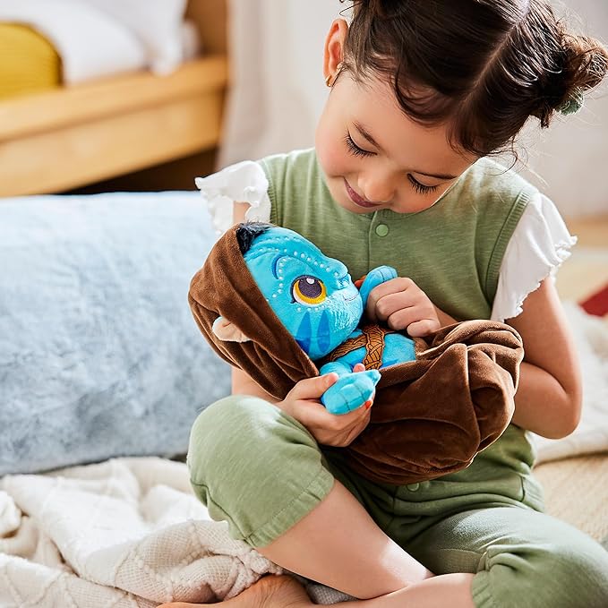 DISNEY STORE Official Babies Collection: Na'vi Plush in Swaddle with Detailed Plush Features - Official Soft Toy - Stuffed Animals for Babies - Perfect for Fans & Kids