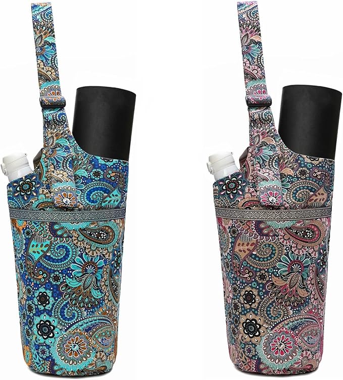 IwIeIaIrI Yoga Mat Bag for Women with Large Size Pocket and Zipper Pocket,Yoga Bag Mat Carrier Holder Fits Most Your Stuff,Yoga Accessories Gifts