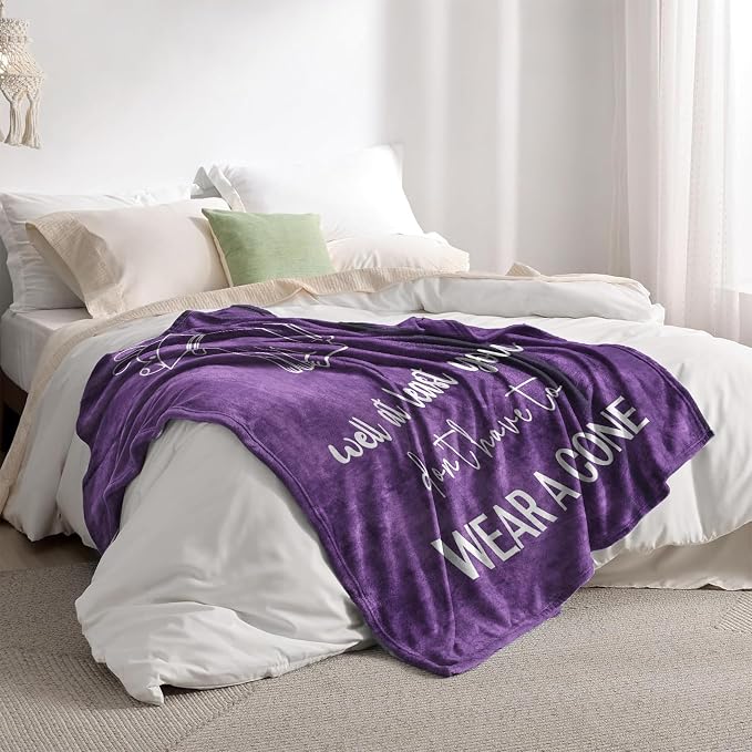 Get Well Gifts for Women, Get Well Soon Gifts for Women After Surgery, Feel Better Gifts, Gift for Recovery After Surgery, Funny GetWell Gifts for Woman/Teenage Girl Throw Blanket 60" x 50"