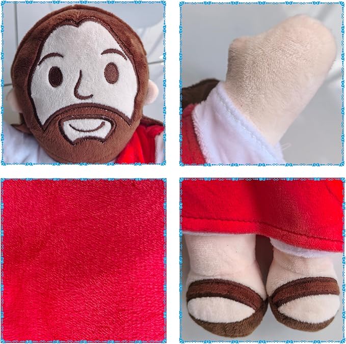 Jesus Plush 14" Jesus Stuffed Doll Christian Plush Toy Religious Easter for Kids Boys Girls