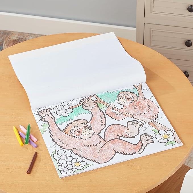 Melissa & Doug Jumbo 50-Page Kids' Coloring Pads 3-Pack - Animals, Vehicles, and Multi-Themed - FSC Certified