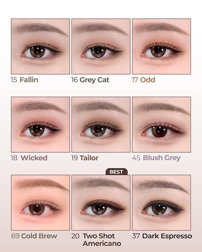 HOLIKA HOLIKA My Fave Piece Eye Shadow 19 Tailor - Korean Eye Makeup with Buttery Texture, Matte to Shimmer Formula, Smooth Blendable Pigmented Colors, Luxurious Finish for All-Day Wear