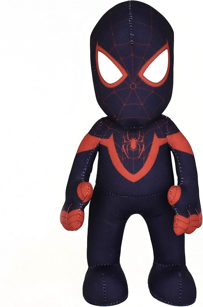 Bleacher Creatures Marvel Miles Morales Spider-Man 10" Plush Figure - A Superhero for Play or Display