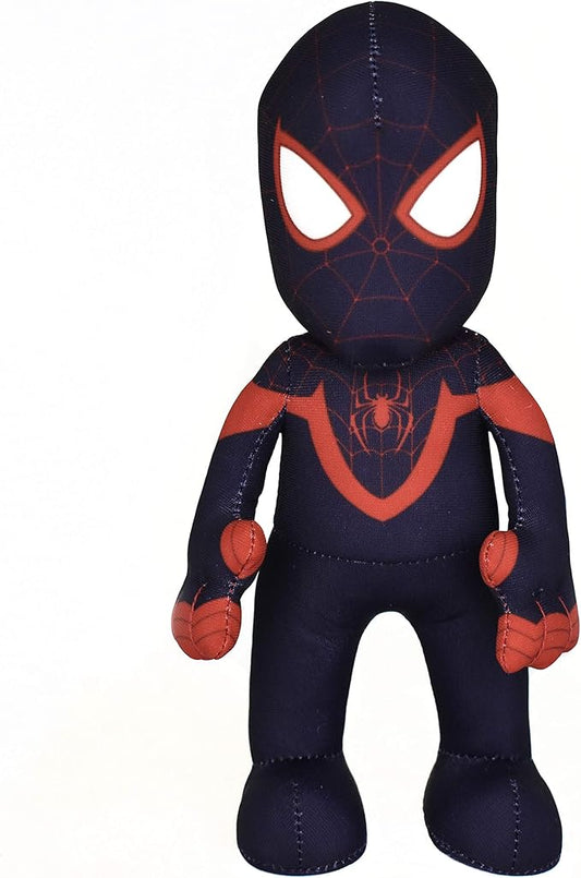Bleacher Creatures Marvel Miles Morales Spider-Man 10" Plush Figure - A Superhero for Play or Display