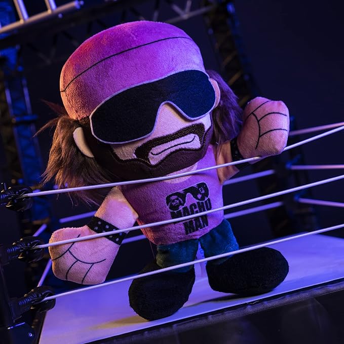 Bleacher Creatures WWE Macho Man Randy Savage 8" Kuricha Sitting Plush- Soft Chibi Inspired Toy