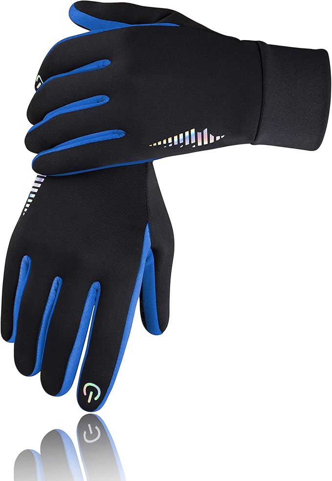 SIMARI Kids Winter Gloves Touchscreen Warm Thermal Water-Resistant for Boy Girl Running Cycling Snow Skiing in Cold Weather
