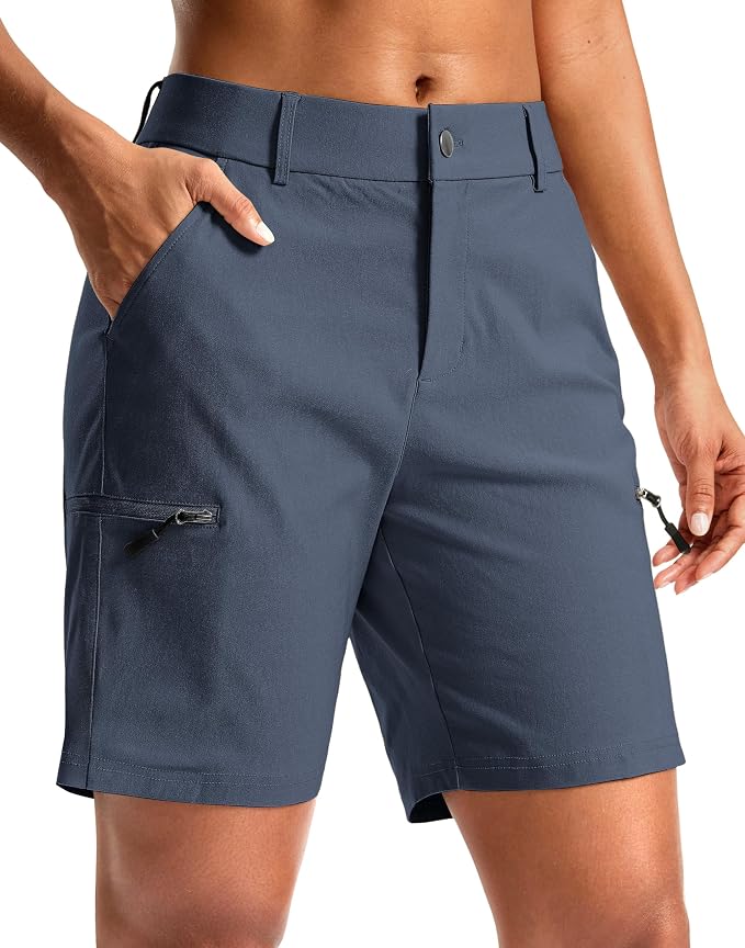 G Gradual Women's 7"/9" Hiking Cargo Shorts Quick Dry Lightweight Golf Outdoor Work Summer Travel Shorts with Pockets