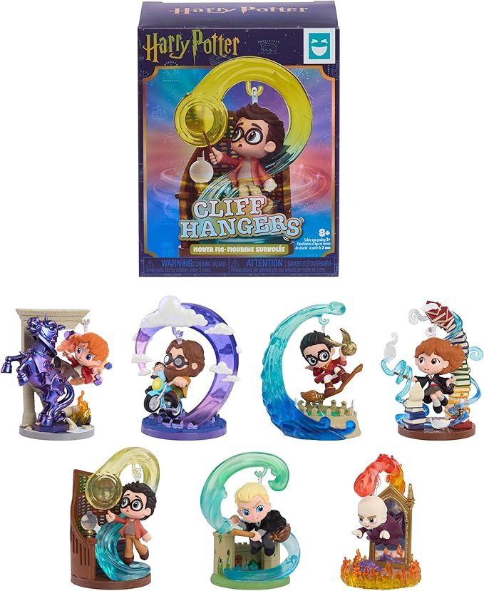 Happy HAUL Harry Potter™ Cliff Hangers Hover Figures Assortment, Surprise Collectible Toy Figure in Blind Box with Display Stand, 2 Inches Tall, Short-Run Drop, Ages 8 and up