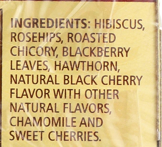 Celestial Seasonings Black Cherry Berry Herbal Tea, 20 Count