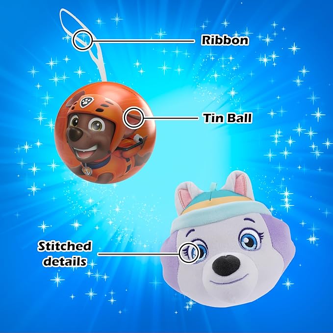 MiraBall PAW Patrol Plush, Blind Box Surprise Plushies - Mighty Pups Toy, Cute Stuffed Animal - Great for Gifts & Party Favors, Aged 3+ (4-Pack)