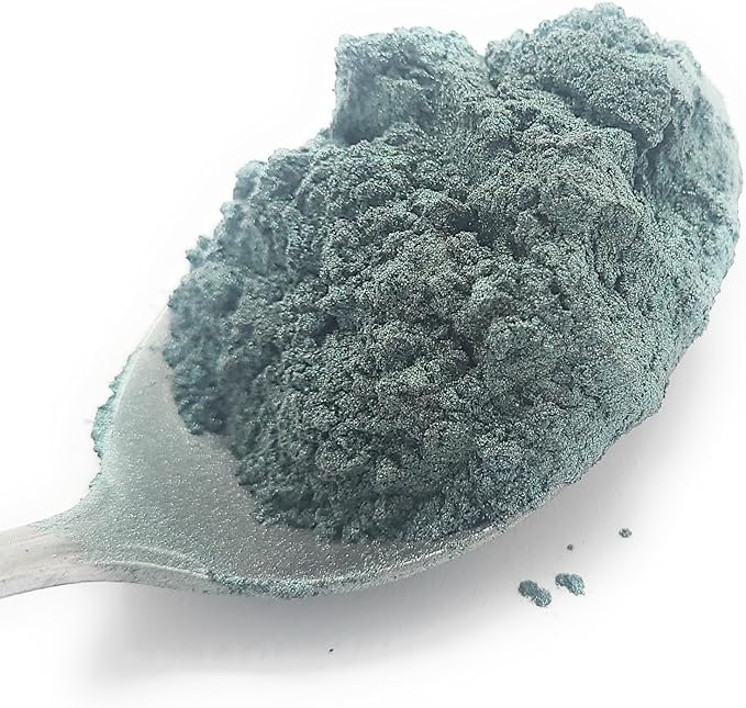 Pearl Mica Powder Pigment Dye - 500 grams (1.1 lbs) - Best Bulk Price for Fine Arts, Crafting, Painting, Bath bomb Soap Candle Slime Jewelry Making, Epoxy Resin, Woodworking (Green AG01)