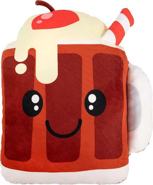 Scentco Smillows - Patented Gourmet Scented Stuffed Plush Pillows (Root Beer) - Accent, Throw, Decorative Pillows - Kids Room Decor, Gift for Kids