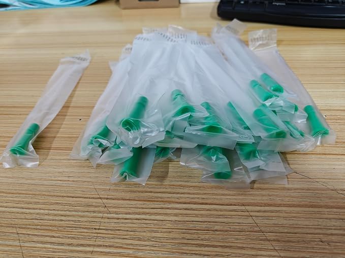 Nuanchu PVC Replacement Tubings Supplies Tubes Kit Clear Replacements Hose with Flexible Rounded End for Smooth Insert(14 FR,200 Pieces)